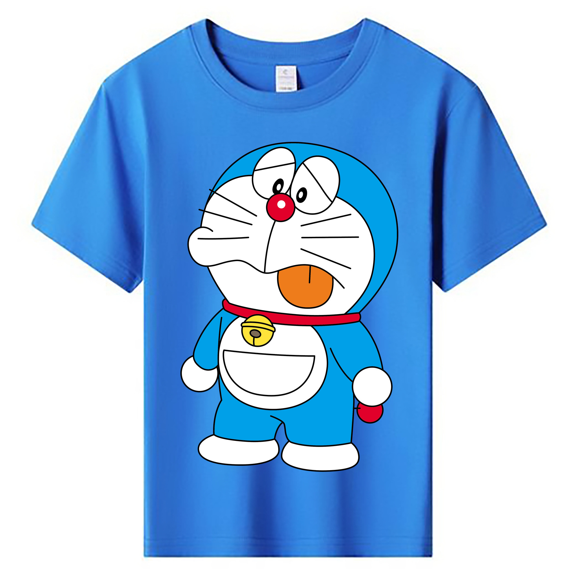 （画像用） ドラえもん Doraemon 綿100％キッズTシャツ（フロントプリント）